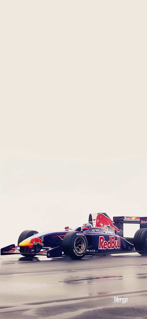 Redbull racecar on track wallpaper