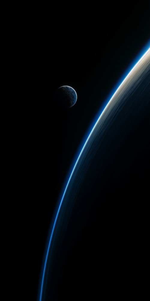 Earth atmosphere moon space cosmos wallpaper