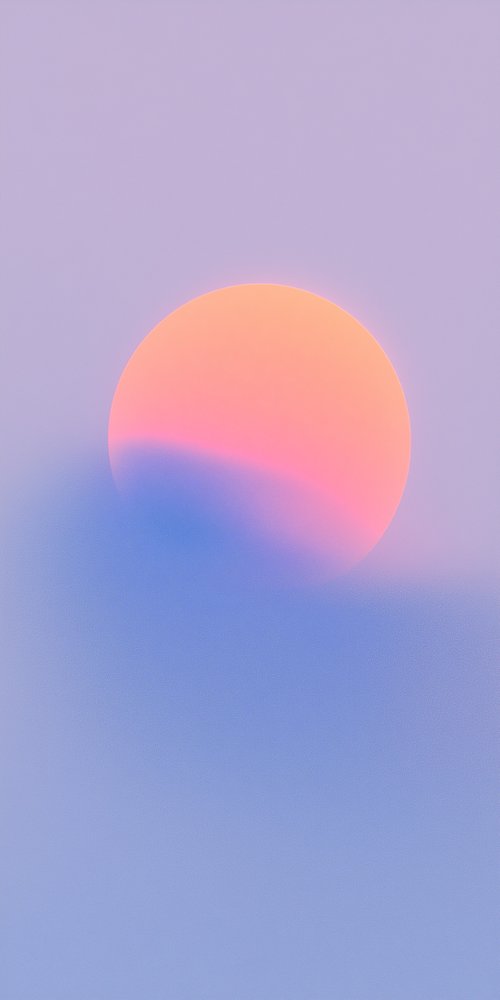 Abstract sun with gradient colors wallpaper