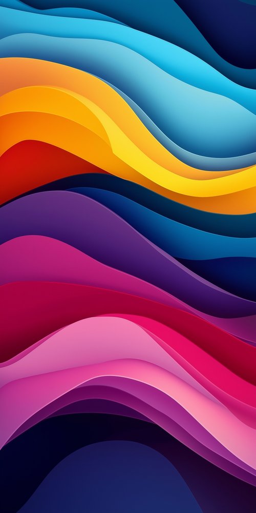 Minimalist of simple color wave 1 wallpaper
