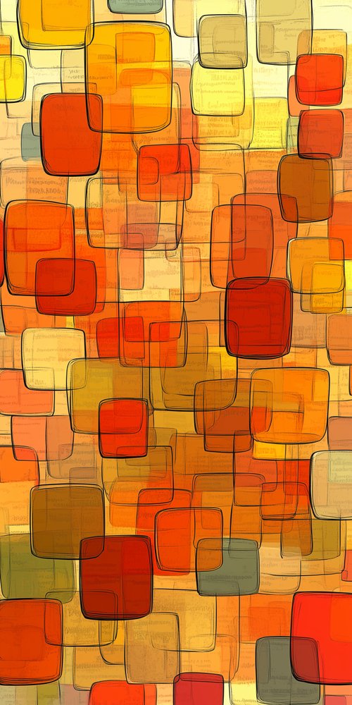 Abstract background with squares and squares wallpaper