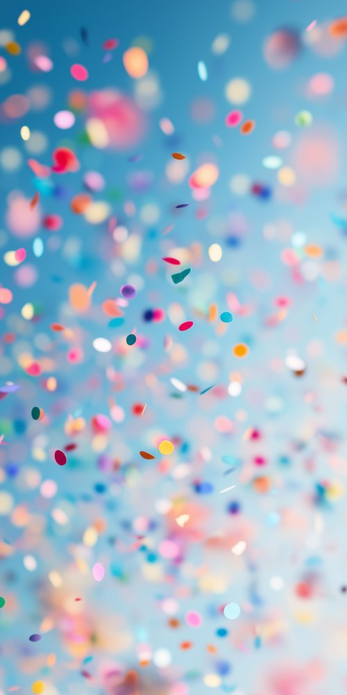 Photo of colorful confetti wallpaper