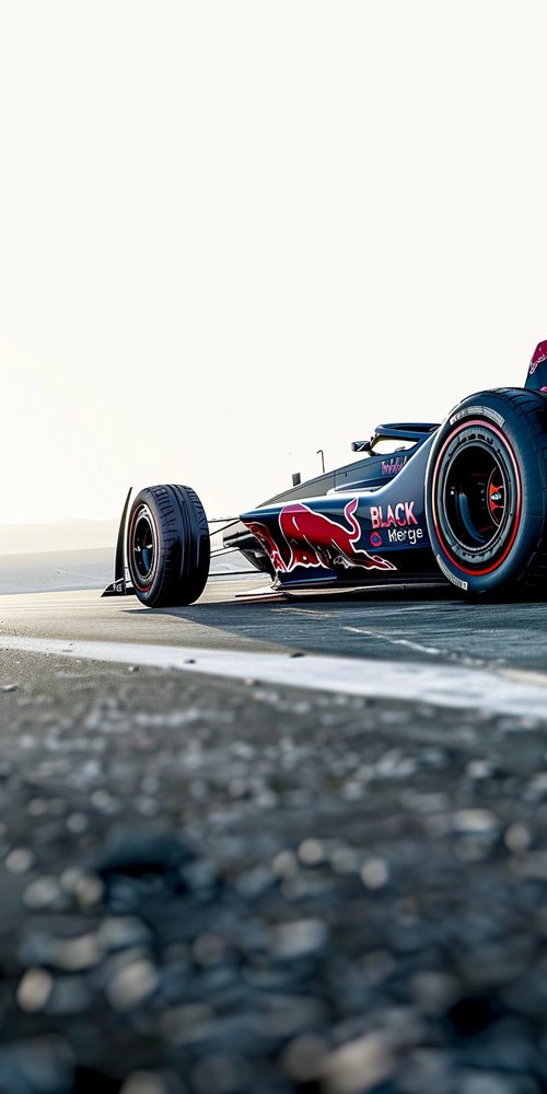 Race car on track wallpaper