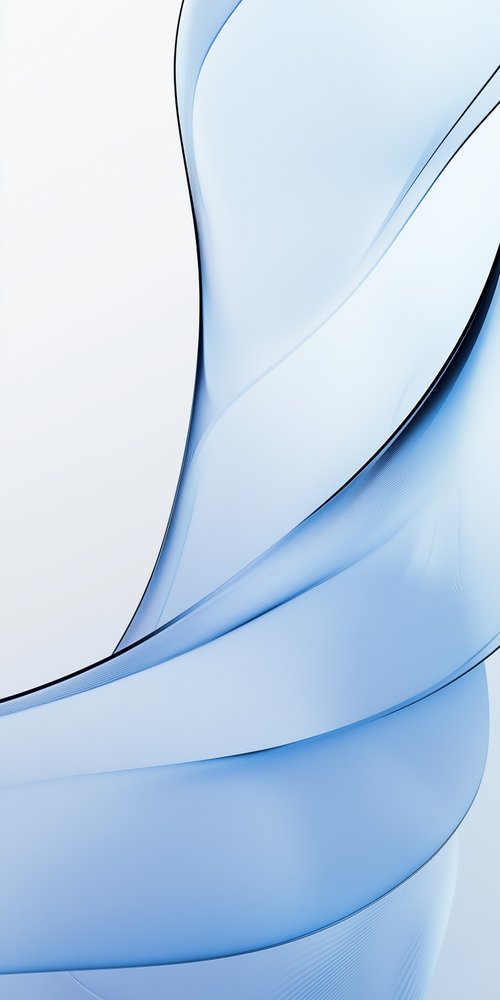 Abstract blue flowing curves 1 wallpaper