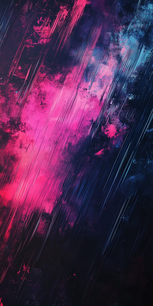 Abstract pink and blue painting wallpaper