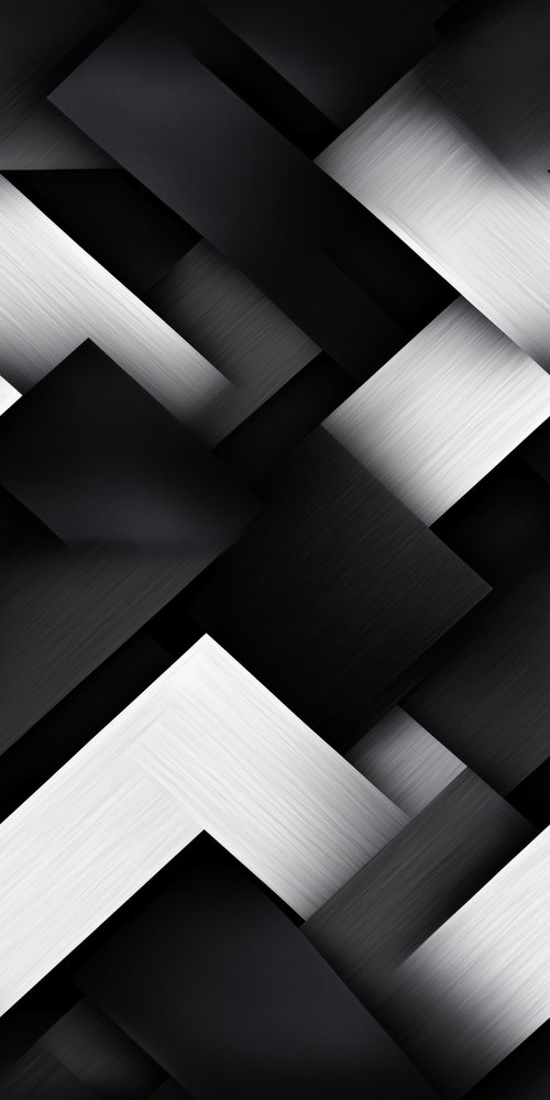 Abstract black and white pattern wallpaper