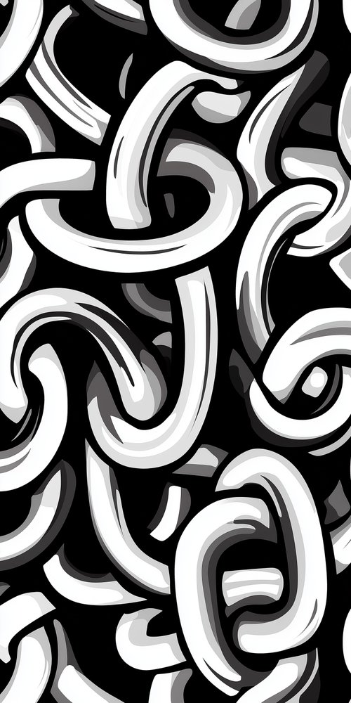 Abstract black and white pattern 1 wallpaper