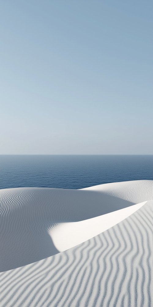 Sand dunes by the sea wallpaper