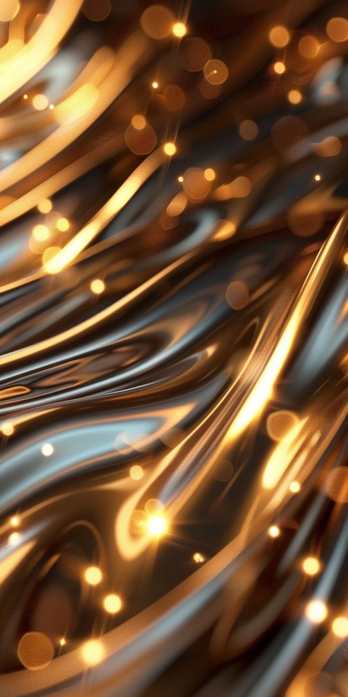 Golden light swirl texture wallpaper