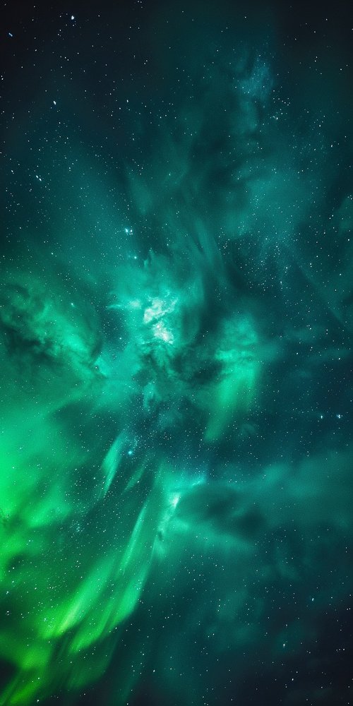 Northern lights sky wallpaper