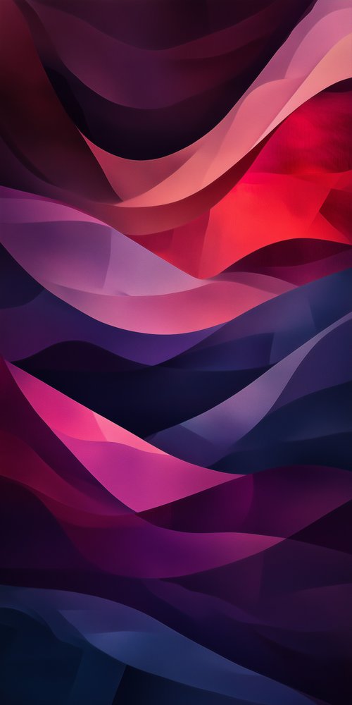Abstract colorful wave patterns wallpaper