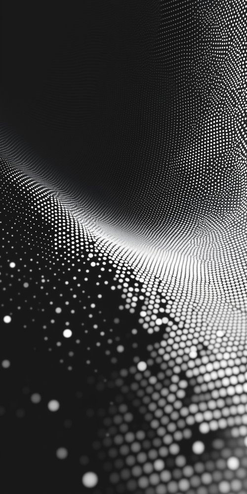 Simple minimalist pixels and dots 2 wallpaper