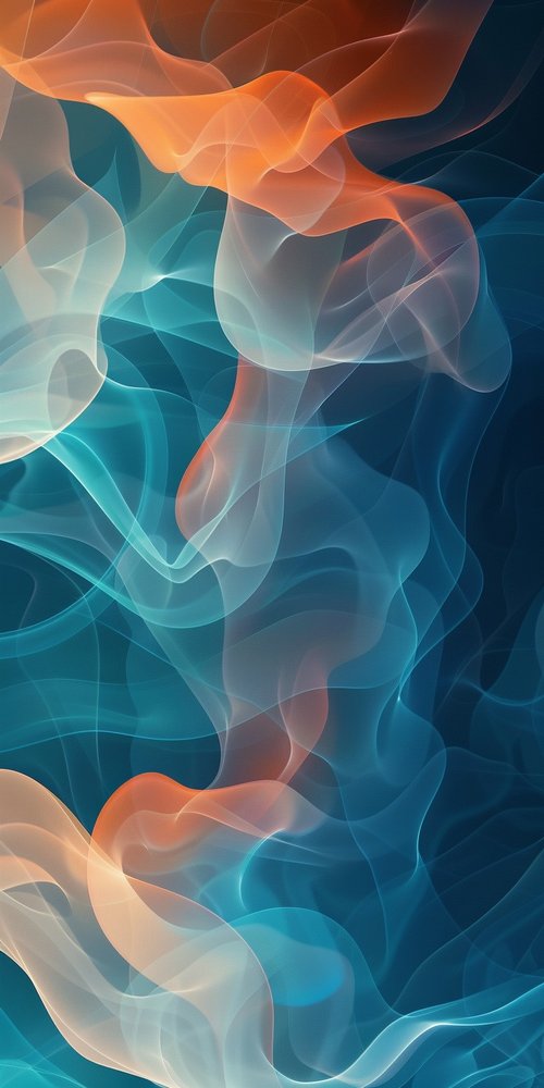 Abstract colorful swirl wallpaper
