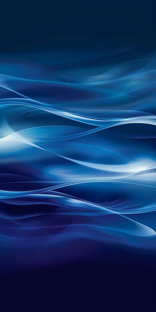 Abstract blue flowing lines wallpaper