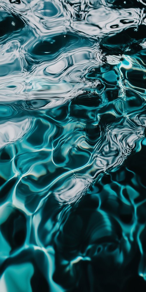 Rippling water surface texture wallpaper