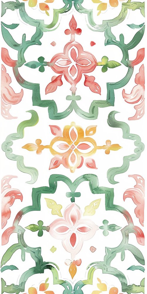 Floral pattern design wallpaper