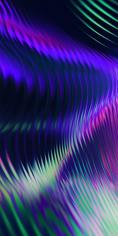 Abstract colorful wavy pattern wallpaper