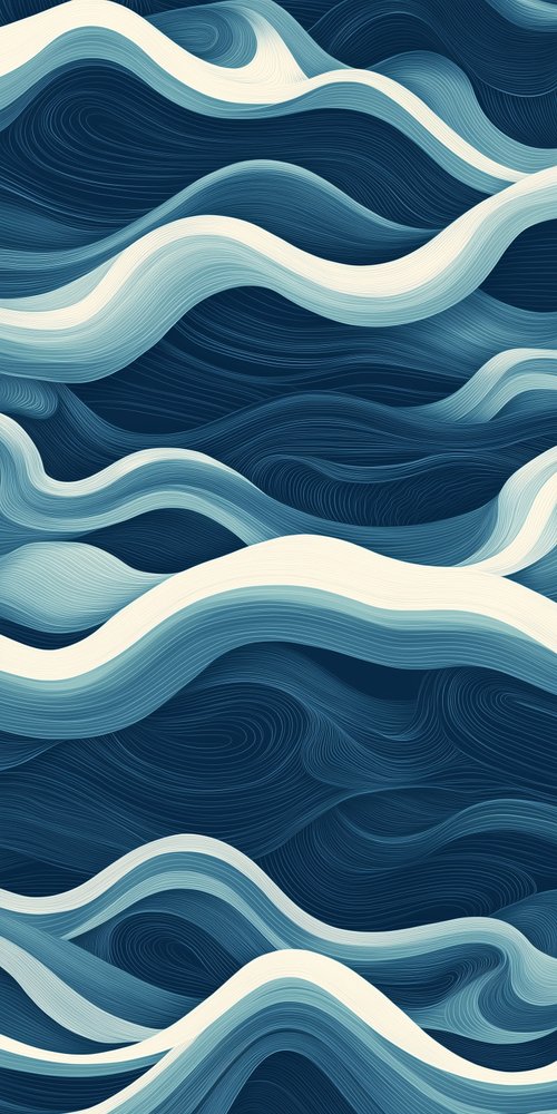Abstract wavy line pattern wallpaper