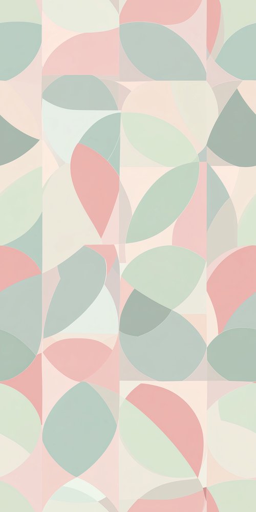 A pink and green abstract pattern wallpaper