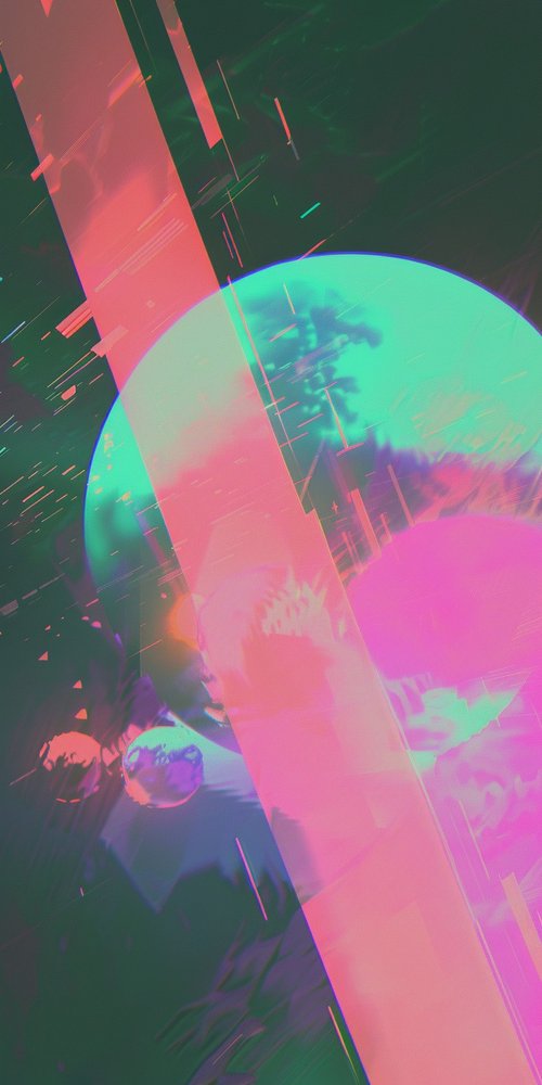 Abstract colorful digital art wallpaper