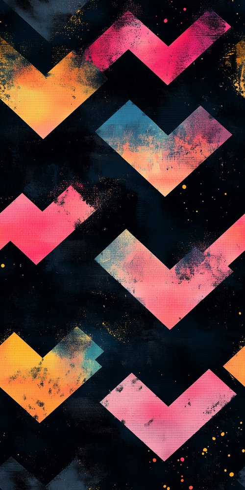 Colorful chevron pattern background wallpaper