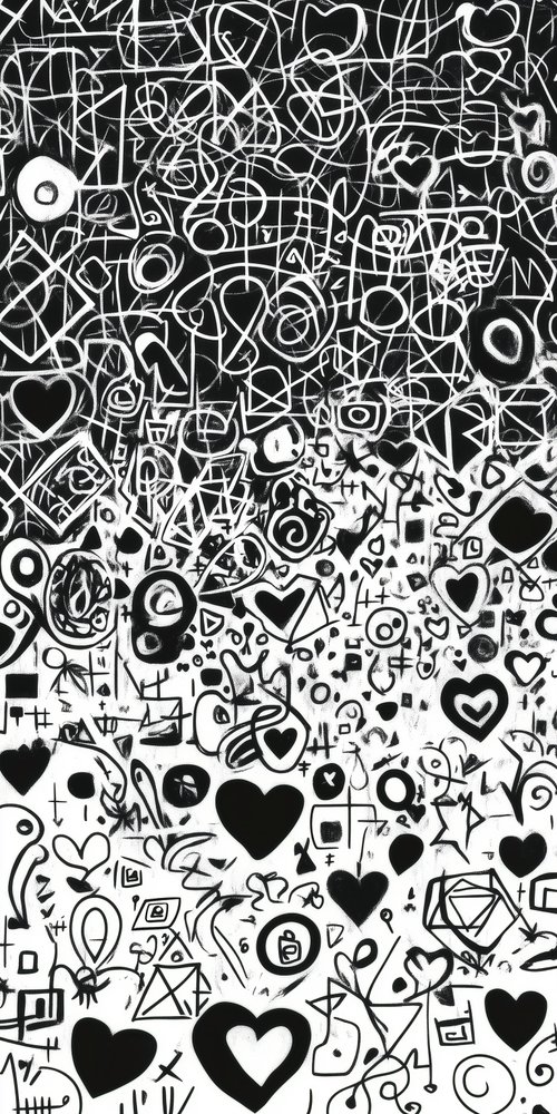A black and white graffiti wallpaper with lots of graffiti wallpaper