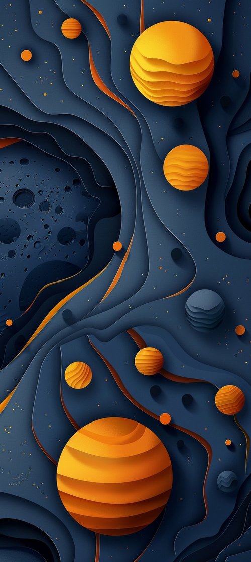 Abstract space artwork wallpaper