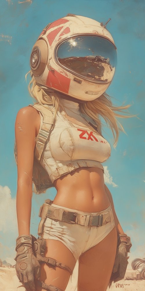 Astronaut in desert attire wallpaper
