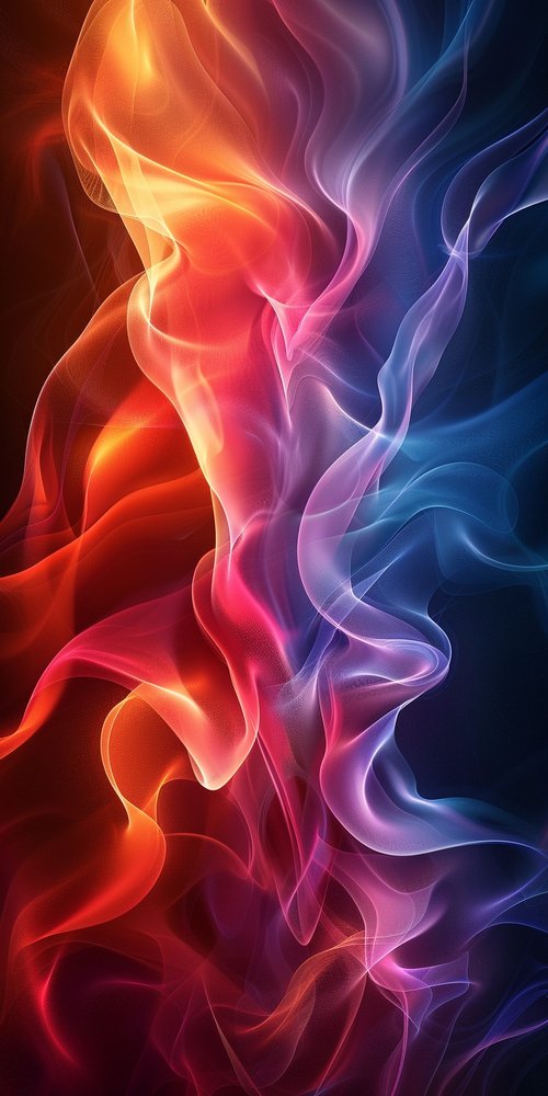 Abstract colorful smoke wallpaper