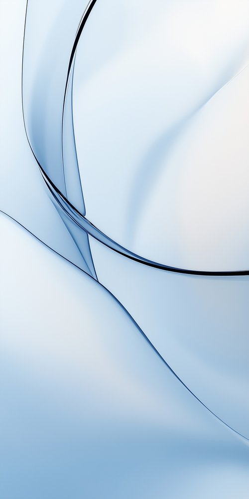 Abstract blue curved lines wallpaper