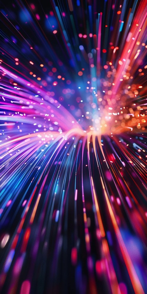 Colorful lights abstraction wallpaper