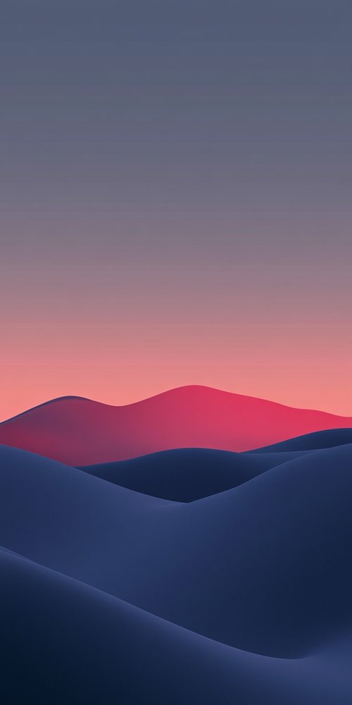 Colorful desert landscape at sunset wallpaper