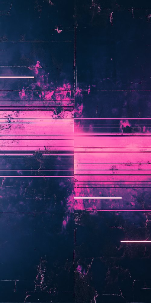Abstract pink and blue artwork wallpaper