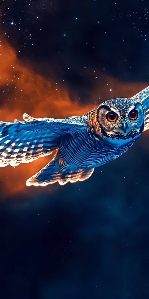A bird flying in the sky wallpaper