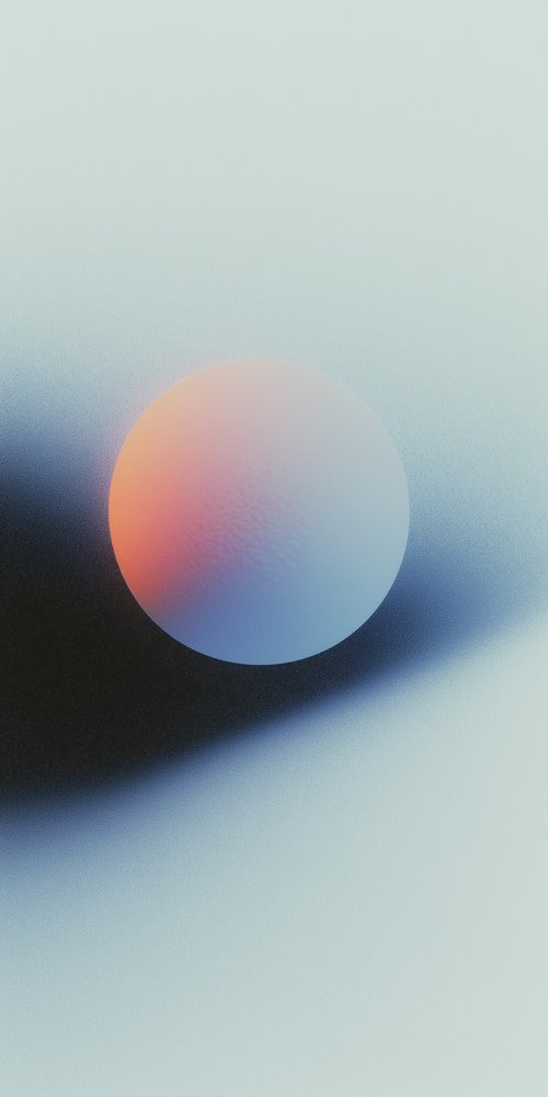 Gradient sphere on textured background wallpaper