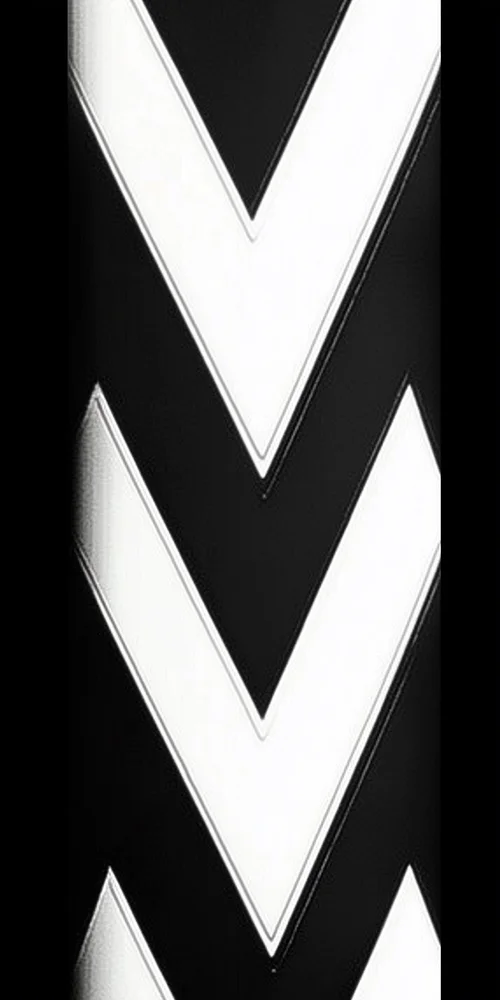 A black and white che pattern on a black background wallpaper