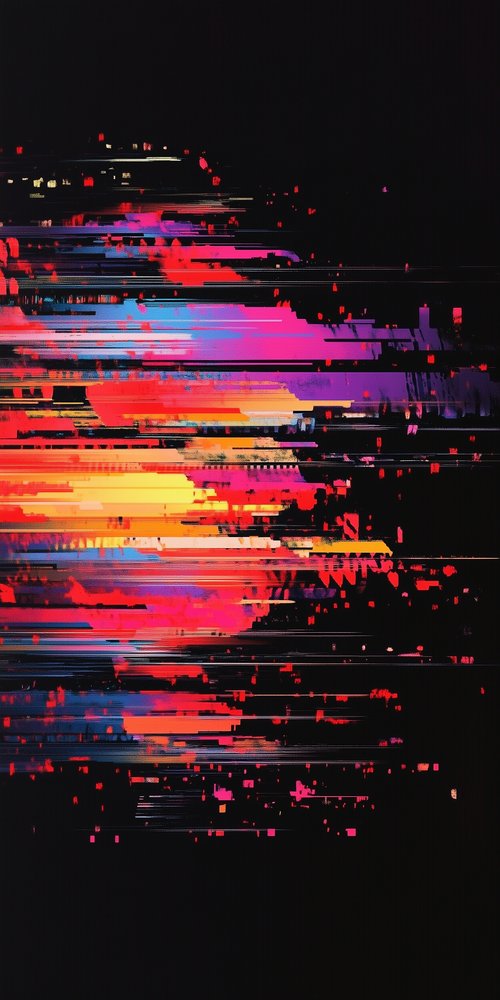 Abstract digital glitch art 1 wallpaper
