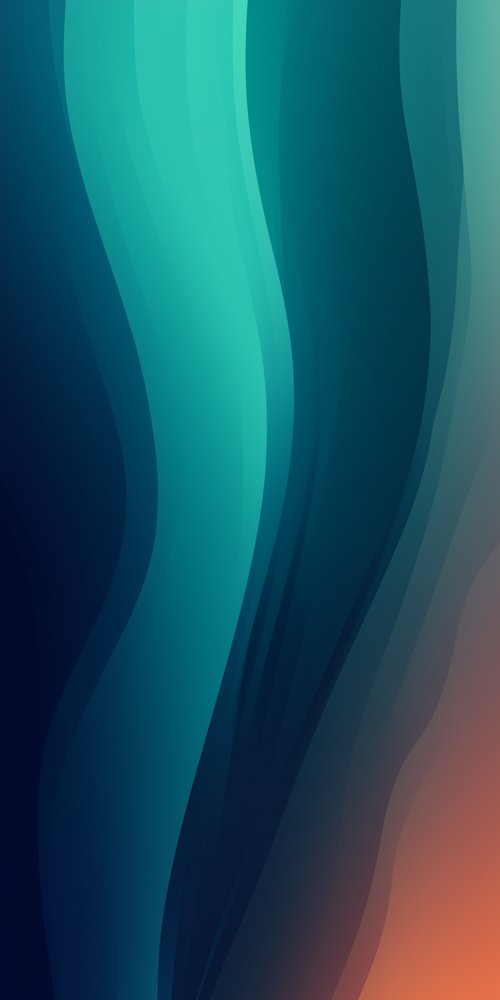 Abstract background with wavy shapes wallpaper
