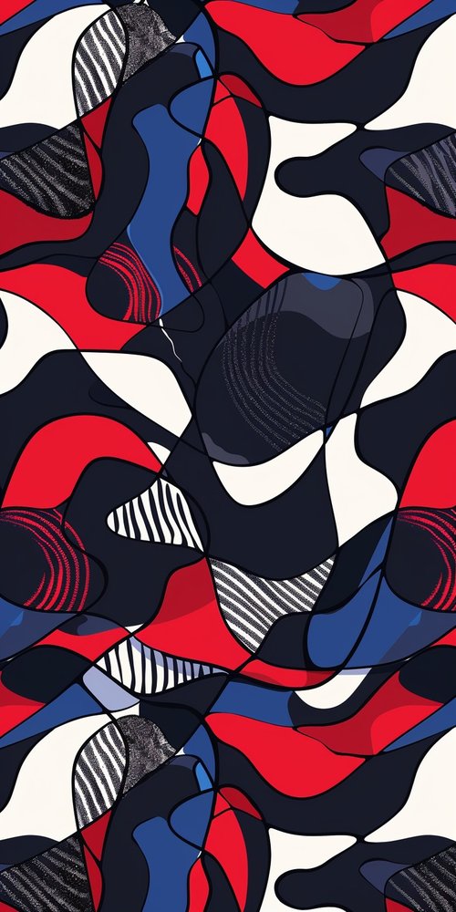 Abstract colorful wavy pattern 1 wallpaper