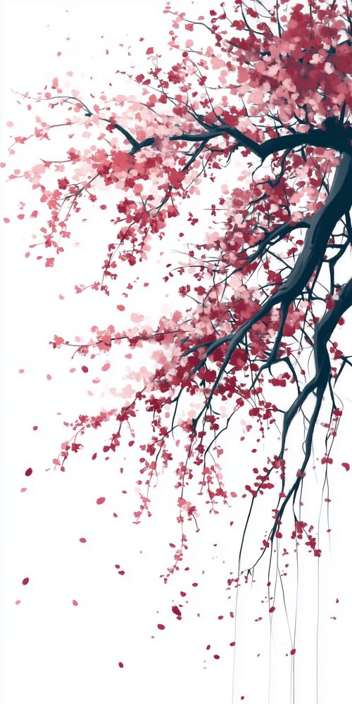 Cherry blossom tree branch wallpaper