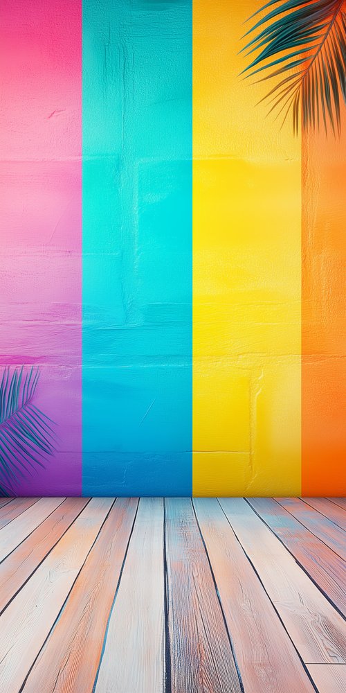 A vibrant digital backdrop set wallpaper