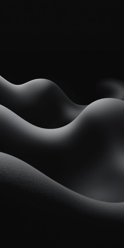 A black and white photo of a desert wallpaper