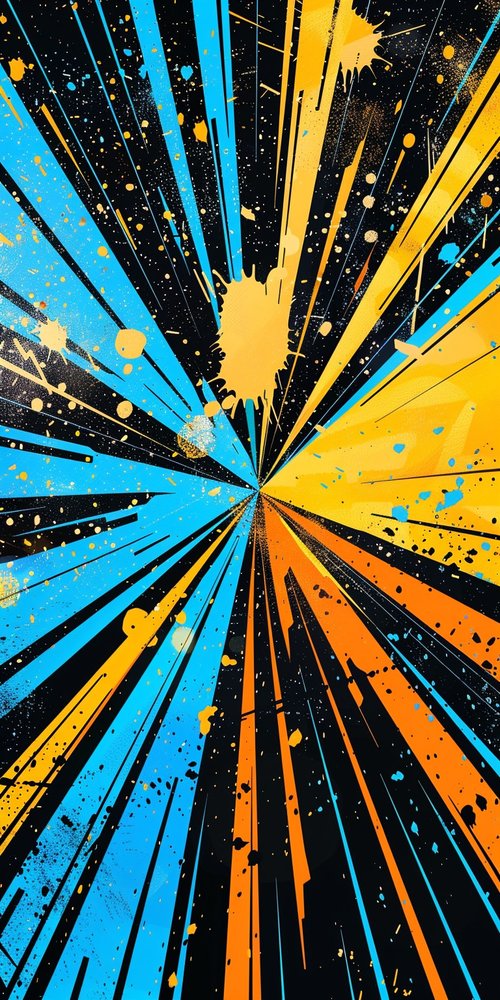 Abstract splatter art wallpaper