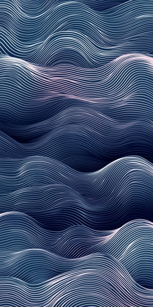 Abstract wavy line pattern wallpaper