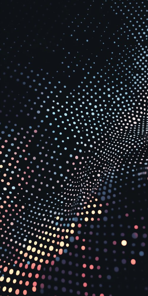 Simple minimalist pixels and dots wallpaper