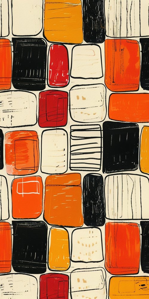 Abstract colorful rectangular pattern wallpaper