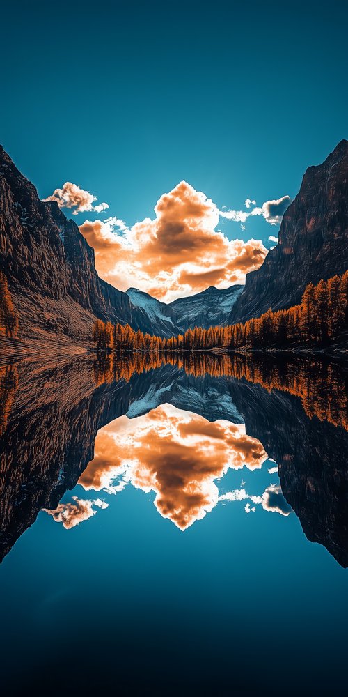 A mountain range wallpaper