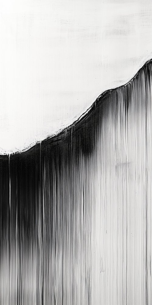 Abstract black and white painting wallpaper