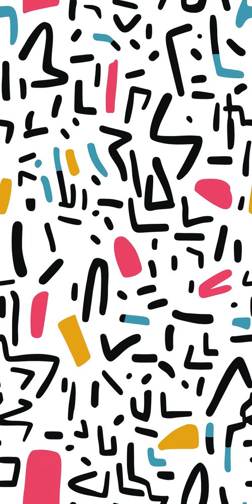 Pattern of abstract lines wallpaper