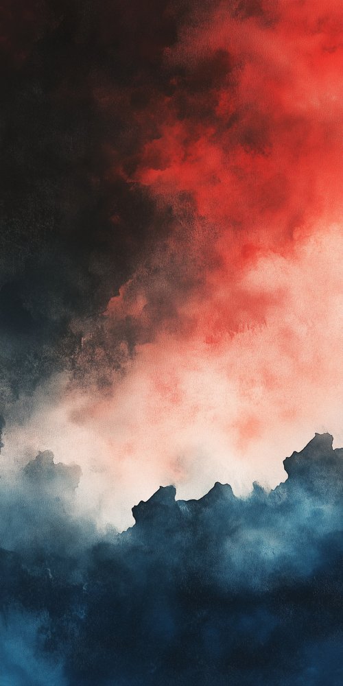 Abstract red white blue gradient wallpaper